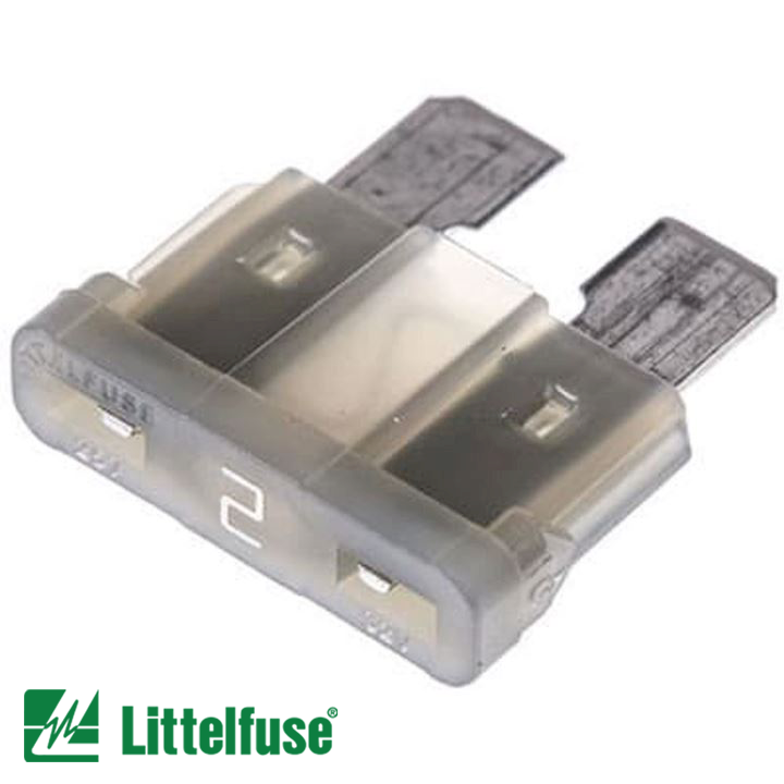 0287002.PXCN LITTELFUSE ATOF BLADE FUSE 2 AMP Pack of 100